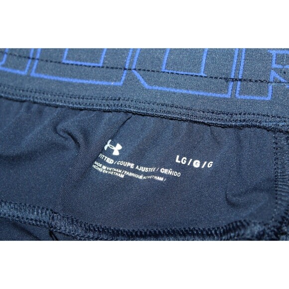 Under Armour Vanish Fitted Jogger Pants-Men LARGE x 30" Inseam-Blue-Zip Pockets - Picture 7 of 9
